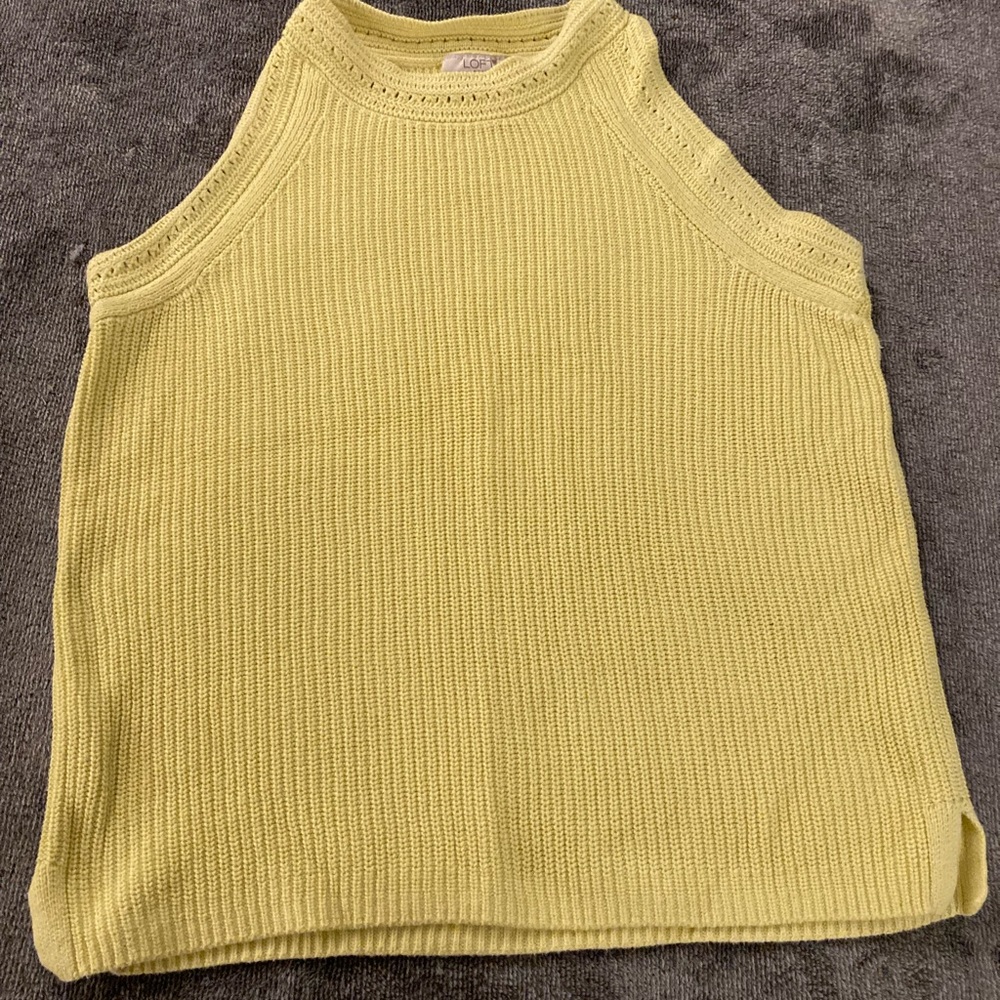 Lime Green Sleeveless Top Size MP